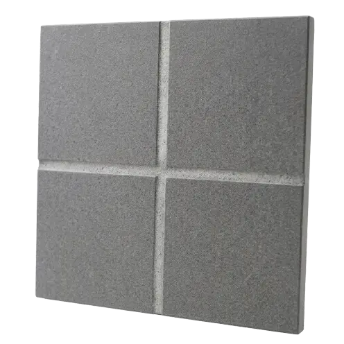 Placa de Silent12SC® gris dividida en cuatro piezas
